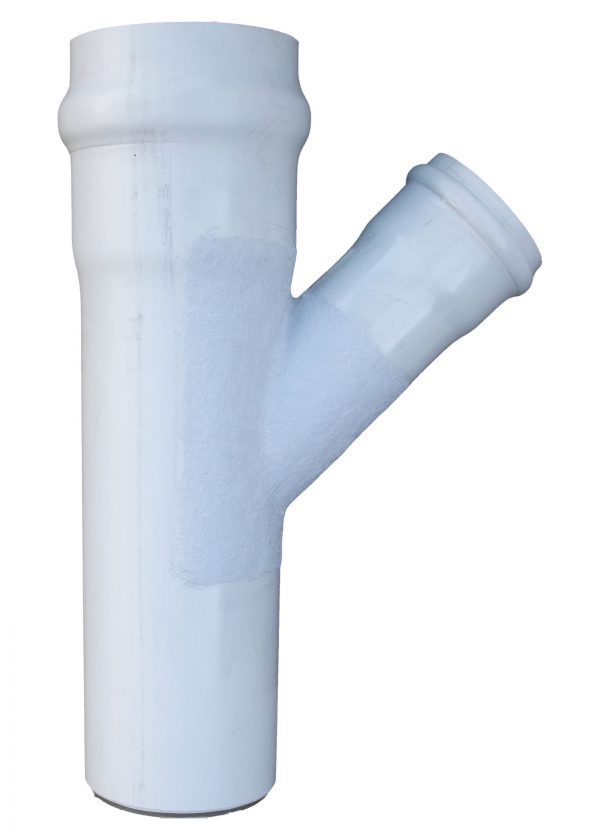 45° Sewer junction SN16 collar/spigot 150 x 100 x 45°