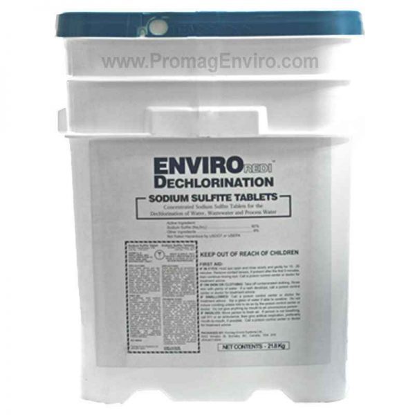 Chemicals Dechlorination Tablets Pail 48lb EnviroRedi