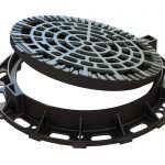 EJ Solo Hinged Manhole Cover Open